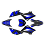 kawasaki klx110 graphics kit 2010-2026 blazing series blue-shift