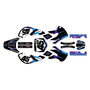 kawasaki klx110 graphics kit 2002-2009 division series blue-purple