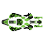 kawasaki klx110 graphics kit 2002-2009 enigma series green