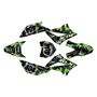 kawasaki klx110 graphics kit 2010-2026 invasion series green-shift