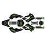 kawasaki klx110 graphics kit 2002-2009 fresh series green-shift