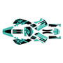 kawasaki klx110 graphics kit 2002-2009 fresh series teal