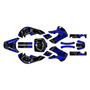 kawasaki klx110 graphics kit 2002-2009 invasion series blue-shift