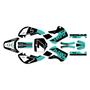 kawasaki klx110 graphics kit 2002-2009 legend series teal