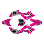 kawasaki klx110 graphics kit 2010-2026 predator series magenta
