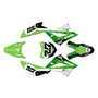 kawasaki klx110 graphics kit 2010-2026 rail series green