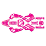 kawasaki klx110 graphics kit 2002-2009 spear series pink-shift