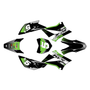 kawasaki klx110 graphics kit 2010-2026 turbo series green