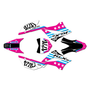 kawasaki klx110 graphics kit 2010-2026 usa series magenta