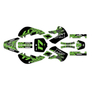 kawasaki klx110 graphics kit 2002-2009 warfare series green-shift