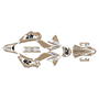 kawasaki klx230r graphics kit 2020-2024 lethal series tan