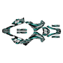 kawasaki klx140 graphics kit 2008-2018 prime series teal