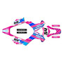 kawasaki klx140r graphics kit 2019-2026 split series pink