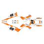 kawasaki klx140 graphics kit 2008-2018 swift series orange