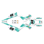 kawasaki klx140 graphics kit 2008-2018 swift series teal
