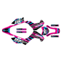kawasaki klx140 graphics kit 2008-2018 warrior series magenta