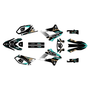 kawasaki klx250 graphics kit 2008-2020 division series teal