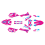 kawasaki klx250 graphics kit 2008-2020 evader series magenta