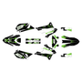 kawasaki klx300sm graphics kit 2021-2023 evader series green