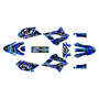 kawasaki klx250 graphics kit 2008-2020 invasion series blue