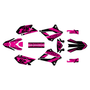 kawasaki klx300sm graphics kit 2021-2023 lethal series magenta-shift