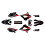 kawasaki klx300sm graphics kit 2021-2023 quantum series red