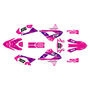 kawasaki klx250 graphics kit 2008-2020 rail series magenta