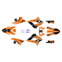 kawasaki klx250 graphics kit 2008-2020 speed series orange