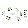 kawasaki kx80 graphics kit 1994-1997 axis series white
