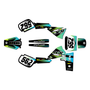 kawasaki kx60 graphics kit 1984-2004 evader series lime