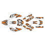 kawasaki kx65 graphics kit 1999-2026 incision series orange