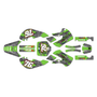 kawasaki kx65 graphics kit 1999-2026 lunatic series green