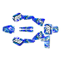 kawasaki kx60 graphics kit 1984-2004 snagged series blue