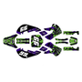 kawasaki kx65 graphics kit 1999-2026 revolt series purple