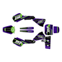 kawasaki kx60 graphics kit 1984-2004 warrior series purple