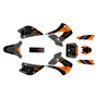 kawasaki kx85u graphics kit 2001-2013 enigma series orange