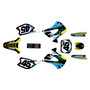 kawasaki kx100u graphics kit 2001-2013 division series cyan