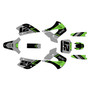 kawasaki kx100u graphics kit 2001-2013 enigma series green