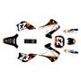 kawasaki kx100u graphics kit 2001-2013 evader series orange
