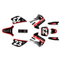 kawasaki kx100u graphics kit 2001-2013 fh series red
