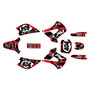 kawasaki kx100u graphics kit 2001-2013 invasion series red