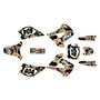 kawasaki kx100u graphics kit 2001-2013 invasion series brown