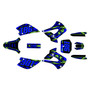 kawasaki kx100u graphics kit 2001-2013 twitch series blue-shift