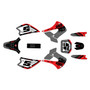 kawasaki kx100u graphics kit 2001-2013 venom series red