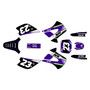 kawasaki kx85u graphics kit 2001-2013 viper series purple