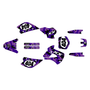 kawasaki kx80 graphics kit 1998-2004 invasion series purple