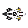 kawasaki kx85 graphics kit 2001-2013 lancaster series white