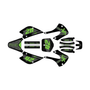 kawasaki kx85 graphics kit 2001-2013 lethal series green-shift