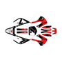 kawasaki kx100 graphics kit 2001-2013 legend series red