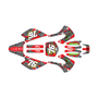 kawasaki kx85 graphics kit 2001-2013 lunatic series red